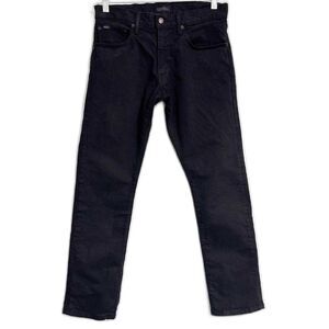 Polo Ralph Lauren Men's Varick Slim Straight Stretch Jeans in Hudson Black 30x30